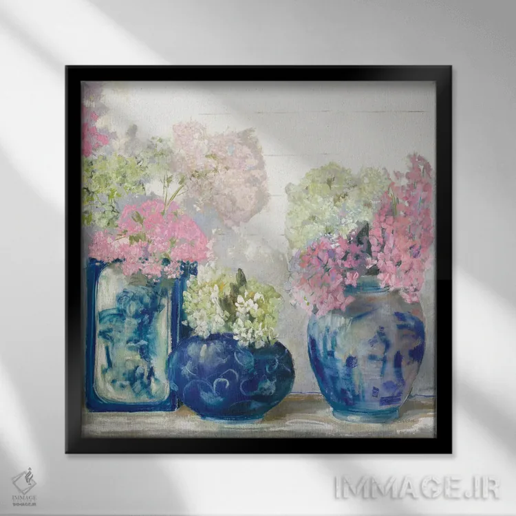 تابلو لباس بانوان شماره دو (روشن) اثر کارول روان - نمای قابدار مشکی