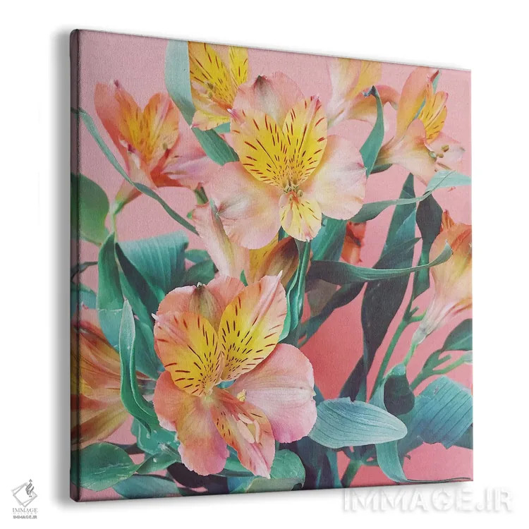 تابلو دستهگل بهاری اثر کاسیا بک - نمای پرسپکتیو محصول