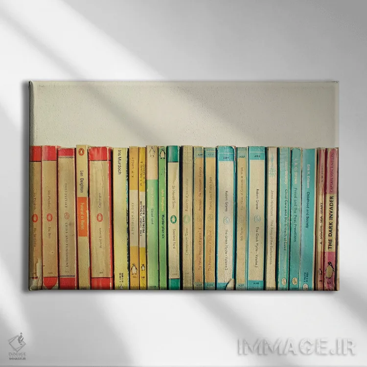 تابلو پرندگان در رژه اثر کاسیا بک - نمای روبهرو روی دیوار