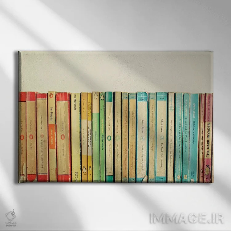 تابلو پرندگان در رژه اثر کاسیا بک - نمای روبهرو روی دیوار