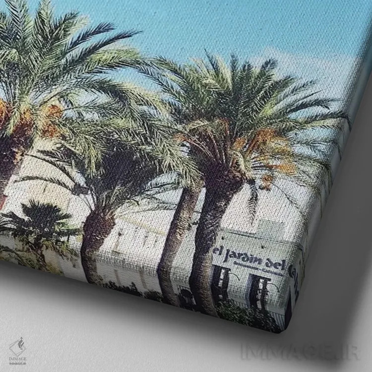 تابلو میدان اسپانیایی اثر کاسیا بک - نمای نزدیک بافت بوم