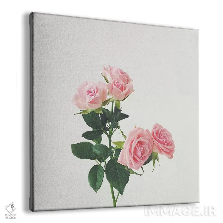 تابلو رزهای بهاری اثر کاسیا بک - نمای پرسپکتیو محصول