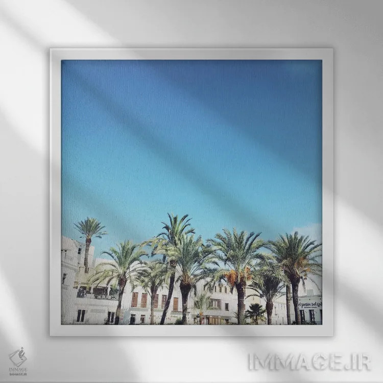 تابلو میدان اسپانیایی اثر کاسیا بک - نمای قابدار سفید