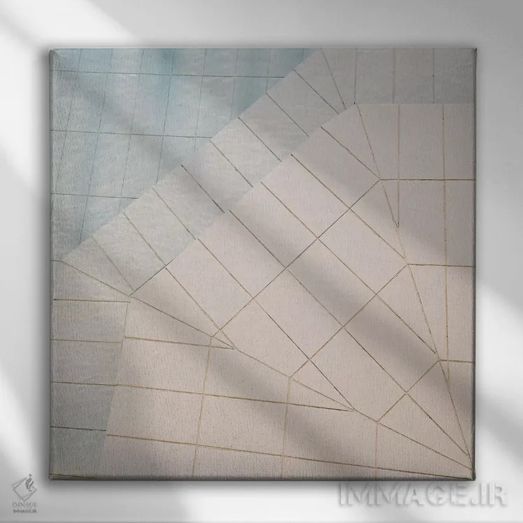 تابلو استخر شنا شماره دو اثر کاسیا بک - نمای روبهرو روی دیوار