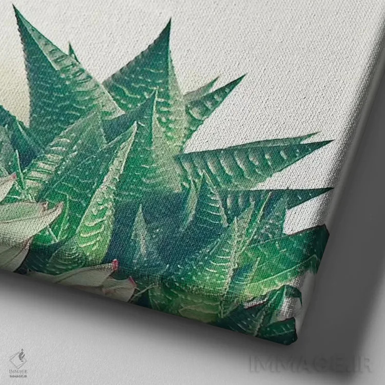 تابلو جنگل ساکولنتها اثر کاسیا بک - نمای نزدیک بافت بوم