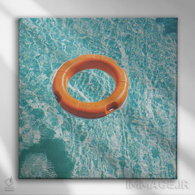 تابلو استخر شنا شماره سه اثر کاسیا بک - نمای روبهرو روی دیوار
