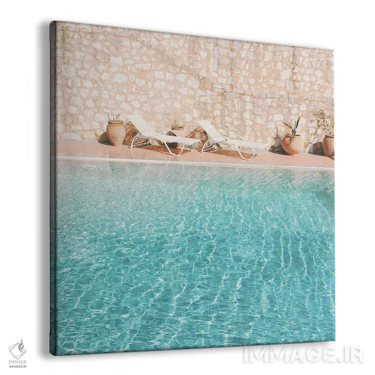 تابلو استخر شنا شماره پنج اثر کاسیا بک - نمای پرسپکتیو محصول