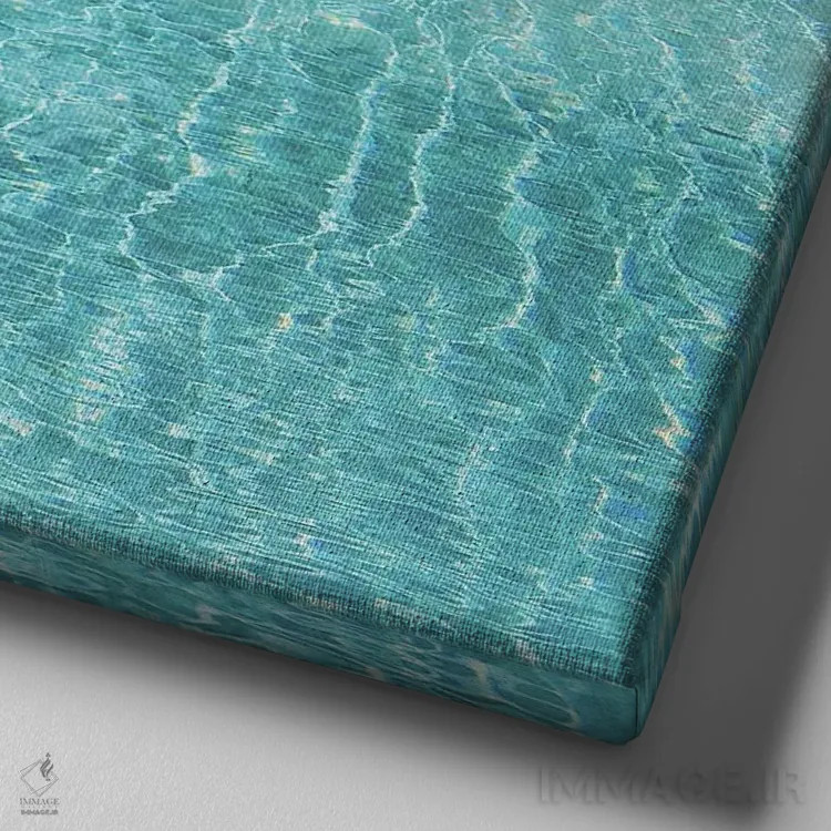 تابلو استخر شنا شماره پنج اثر کاسیا بک - نمای نزدیک بافت بوم