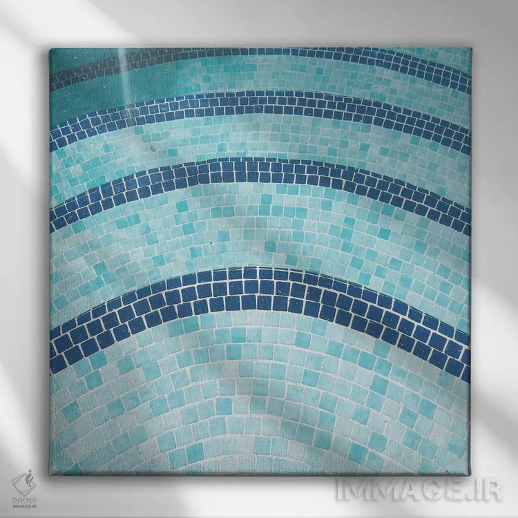 تابلو استخر شنا شماره ده اثر کاسیا بک - نمای روبهرو روی دیوار
