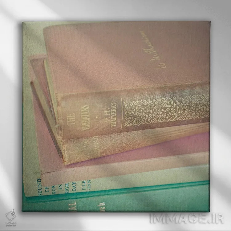 تابلو عاشق کتاب اثر کاسیا بک - نمای روبهرو روی دیوار