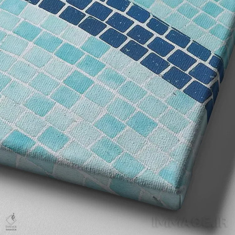 تابلو استخر شنا شماره ده اثر کاسیا بک - نمای نزدیک بافت بوم