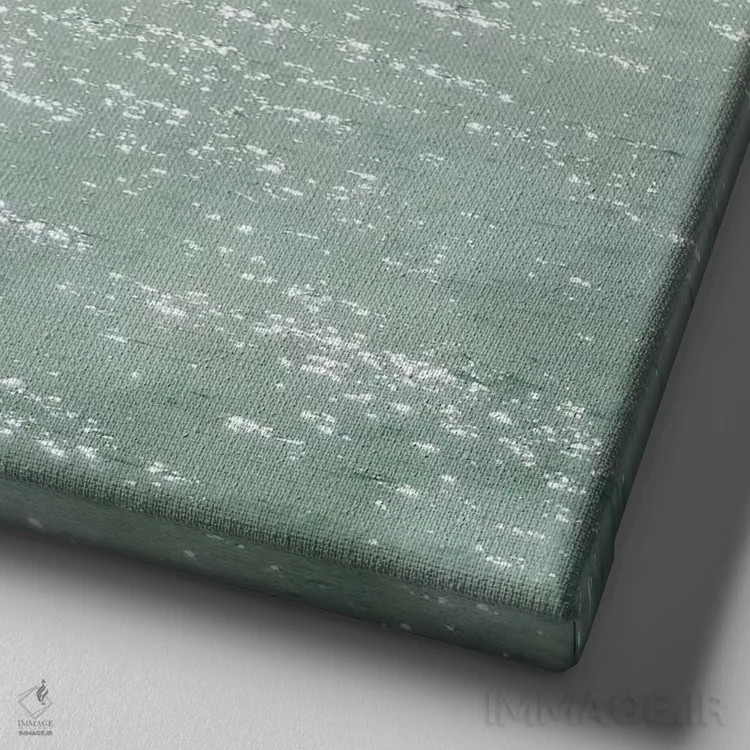 تابلو دریای نقرهای اثر کاسیا بک - نمای نزدیک بافت بوم