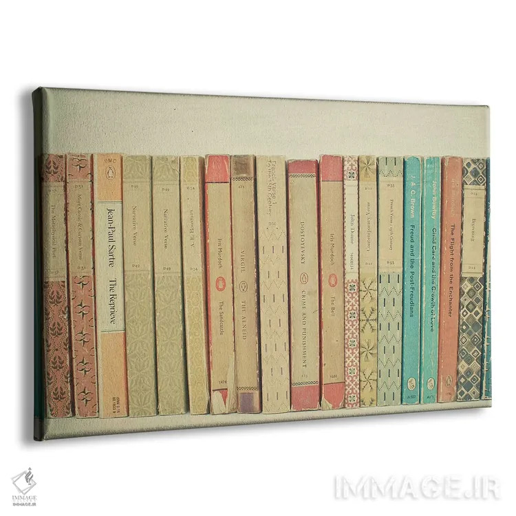 تابلو کتابها اثر کاسیا بک - نمای پرسپکتیو محصول