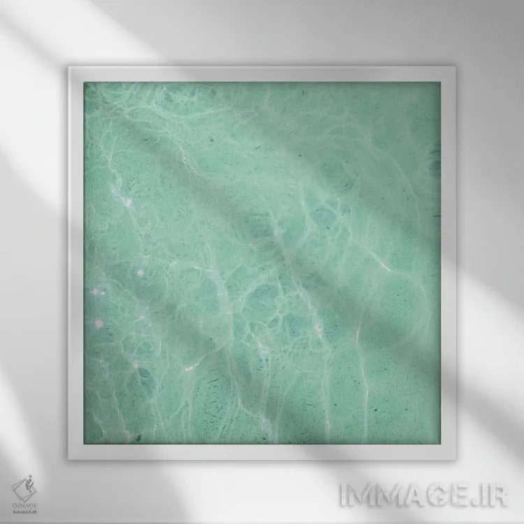 تابلو آب اثر کاسیا بک - نمای قابدار سفید