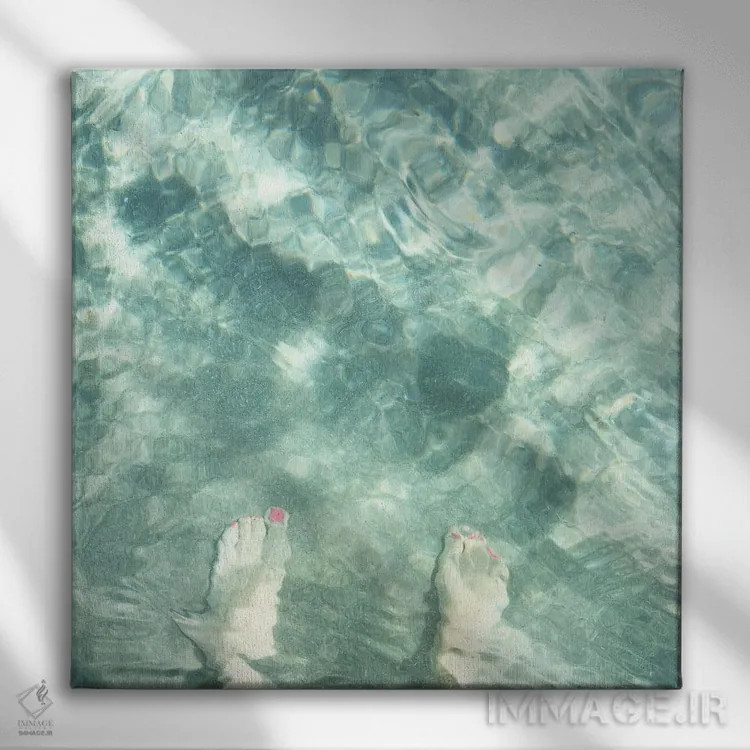 تابلو تابستان بیپایان اثر کاسیا بک - نمای روبهرو روی دیوار