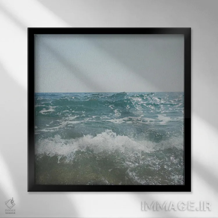 تابلو کرانه اثر کاسیا بک - نمای قابدار مشکی