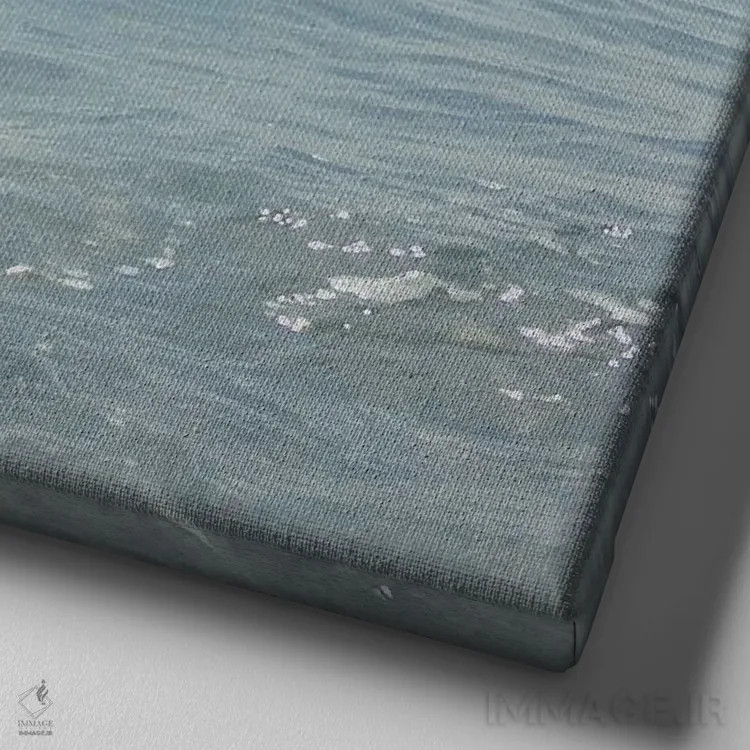 تابلو اقیانوس آرام اثر کاسیا بک - نمای نزدیک بافت بوم