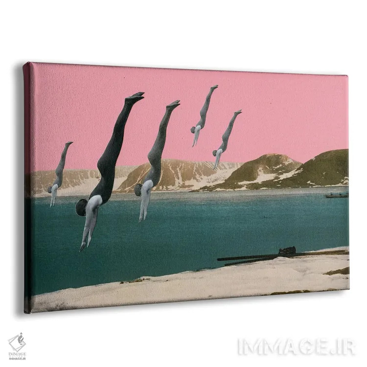 تابلو غواصی اثر کاسیا بک - نمای پرسپکتیو محصول