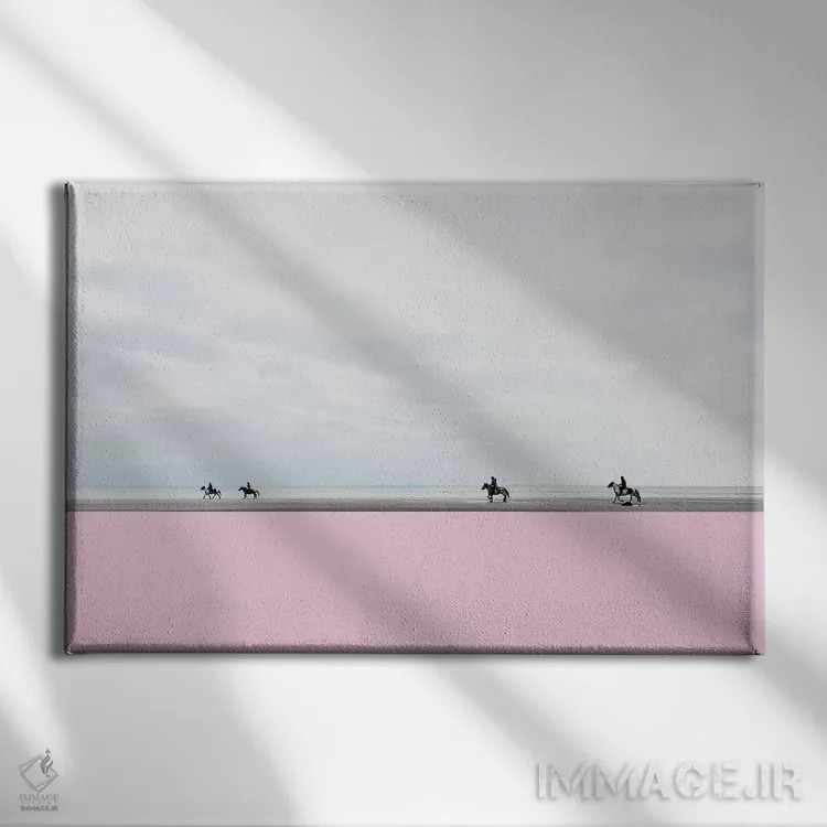 تابلو اکوئوس (اسبسانان) اثر کاسیا بک - نمای روبهرو روی دیوار