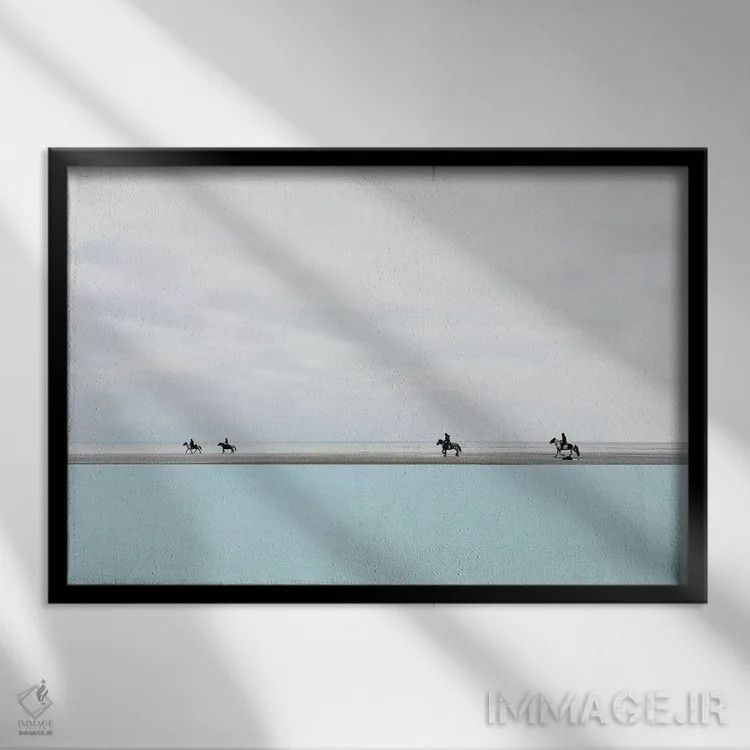 تابلو اکوئوس شماره دو اثر کاسیا بک - نمای قابدار مشکی