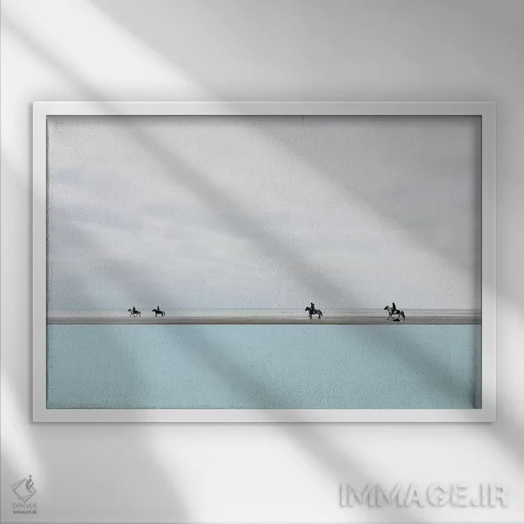 تابلو اکوئوس شماره دو اثر کاسیا بک - نمای قابدار سفید