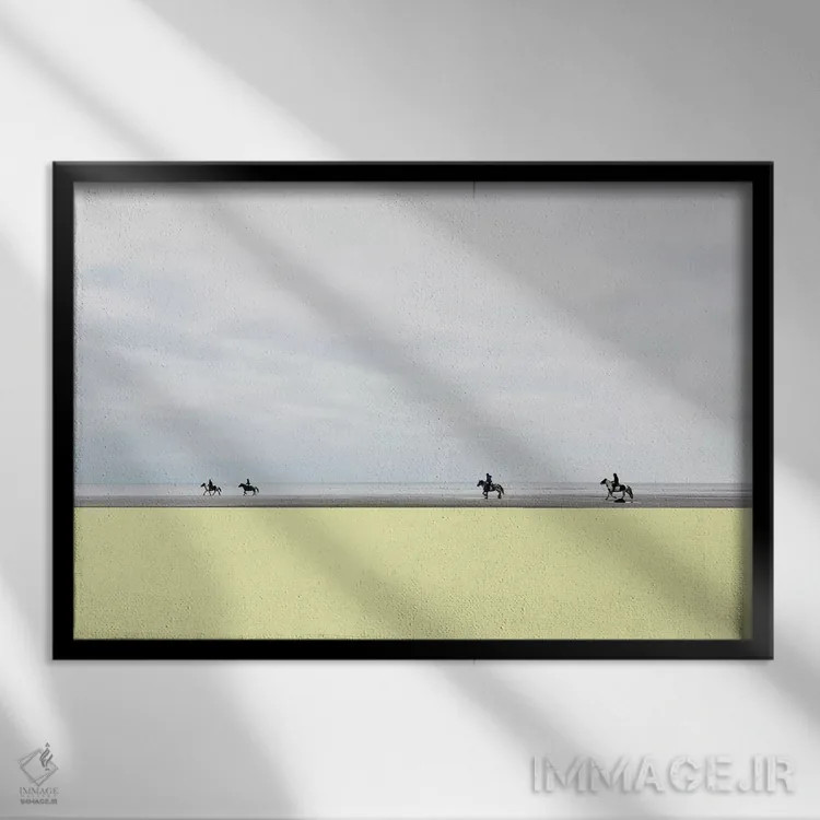 تابلو اکوئوس شماره سه اثر کاسیا بک - نمای قابدار مشکی