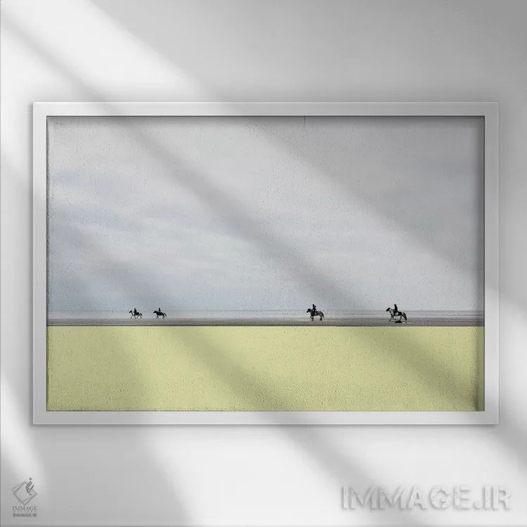 تابلو اکوئوس شماره سه اثر کاسیا بک - نمای قابدار سفید