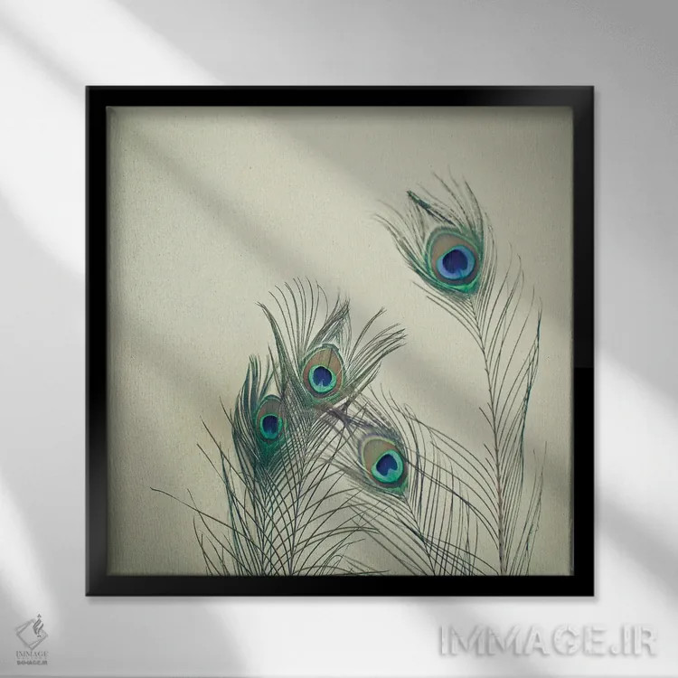 تابلو همه چشمها به تو دوخته شدهاند اثر کاسیا بک - نمای قابدار مشکی