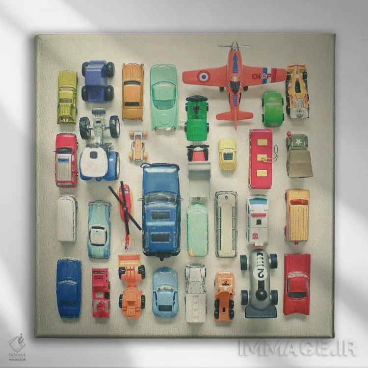 تابلو پارکینگ رایگان اثر کاسیا بک - نمای روبهرو روی دیوار