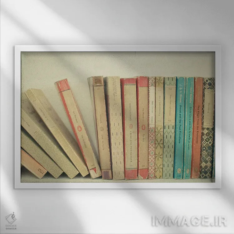 تابلو سقوط کردن اثر کاسیا بک - نمای قابدار سفید