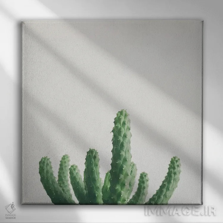 تابلو دست سبز (علاقه به گیاهکاری) اثر کاسیا بک - نمای روبهرو روی دیوار