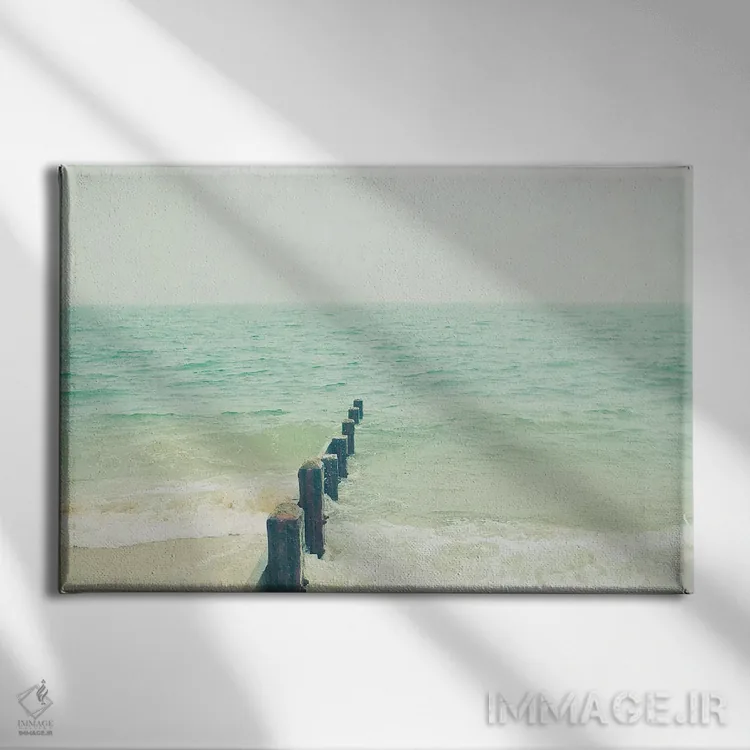 تابلو نگاه به سوی دریا اثر کاسیا بک - نمای روبهرو روی دیوار