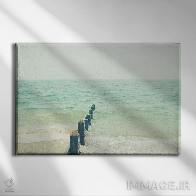 تابلو نگاه به سوی دریا اثر کاسیا بک - نمای روبهرو روی دیوار