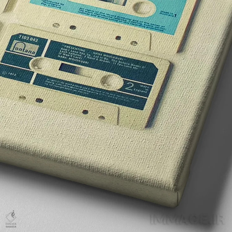 تابلو تمام مهمانیهای فردا اثر کاسیا بک - نمای نزدیک بافت بوم