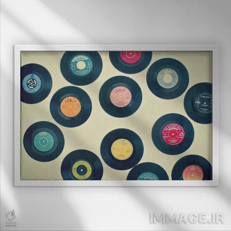 تابلو تمام دیروزهای ما اثر کاسیا بک - نمای قابدار سفید