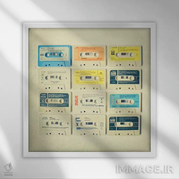 تابلو تمام مهمانیهای فردا اثر کاسیا بک - نمای قابدار سفید