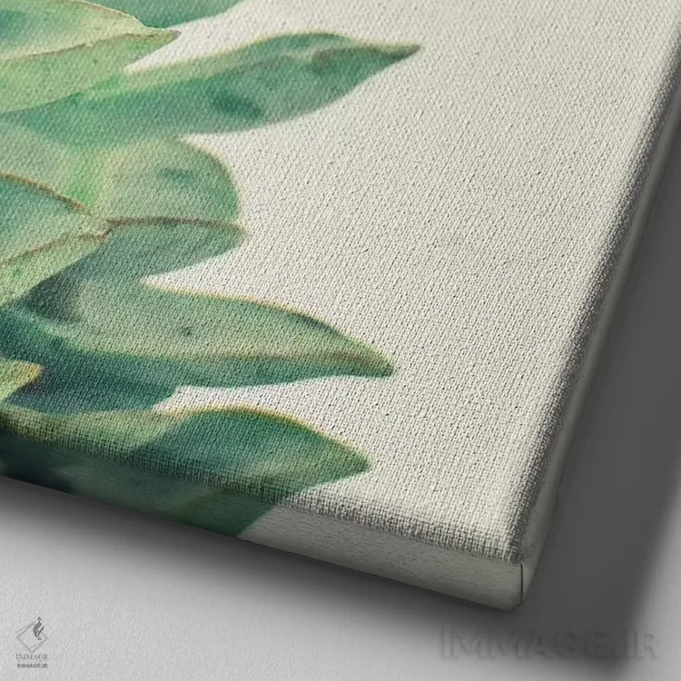 تابلو پیچک گردنبندی اثر کاسیا بک - نمای نزدیک بافت بوم