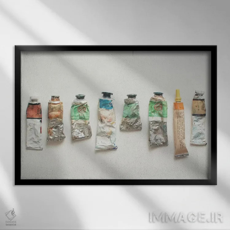 تابلو رنگهای روغنی اثر کاسیا بک - نمای قابدار مشکی