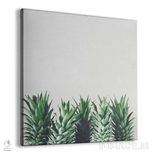 تابلو برگهای آناناس اثر کاسیا بک - نمای پرسپکتیو محصول