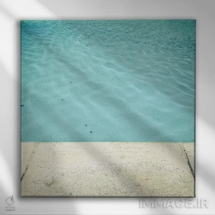 تابلو استخر اثر کاسیا بک - نمای روبهرو روی دیوار