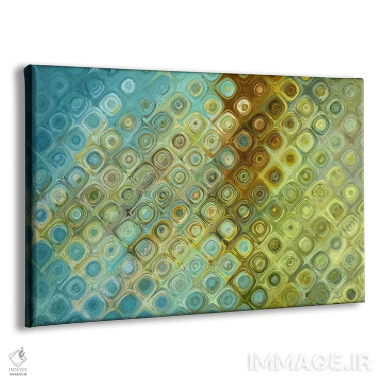 تابلو حباب شبهجزیره اثر هنرمند ناشناس - نمای پرسپکتیو محصول