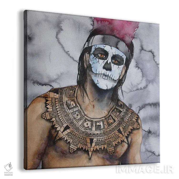 تابلو آزتک (تمدن باستانی) اثر کریس جیمز - نمای پرسپکتیو محصول