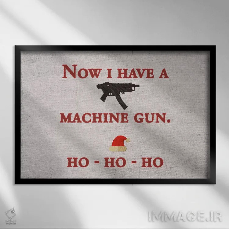 تابلو حالا من یک مسلسل دارم اثر فایو بای فایو کالکتیو - نمای قابدار مشکی