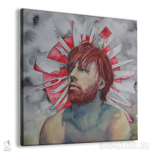 تابلو پنجهها بیرون (الهامگرفته از فیلم) اثر کریس جیمز - نمای پرسپکتیو محصول