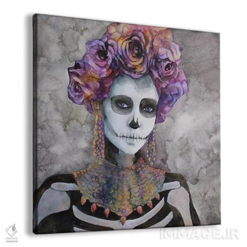 تابلو سینتیا جمجمه قندی (مراسم روز مردگان) اثر کریس جیمز - نمای پرسپکتیو محصول