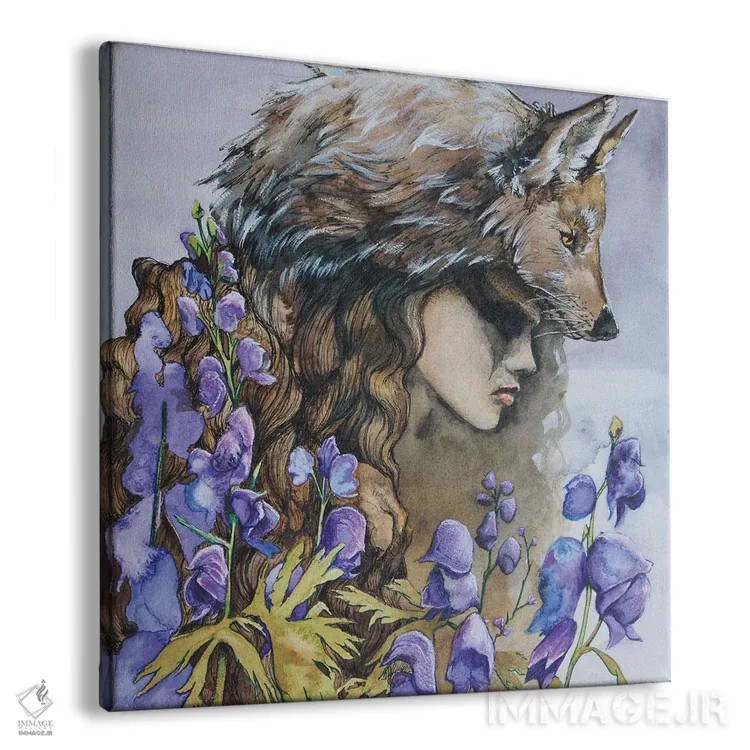 تابلو زهر گرگ (گیاه سمی) اثر کریس جیمز - نمای پرسپکتیو محصول