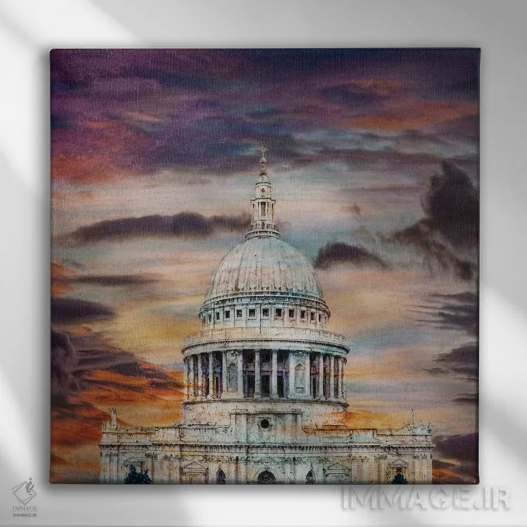 تابلو بهشت سنت پل اثر کارلوس آریاگا - نمای روبهرو روی دیوار