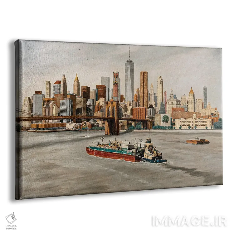 تابلو منهتن پایین جدید اثر کارلوس آریاگا - نمای پرسپکتیو محصول