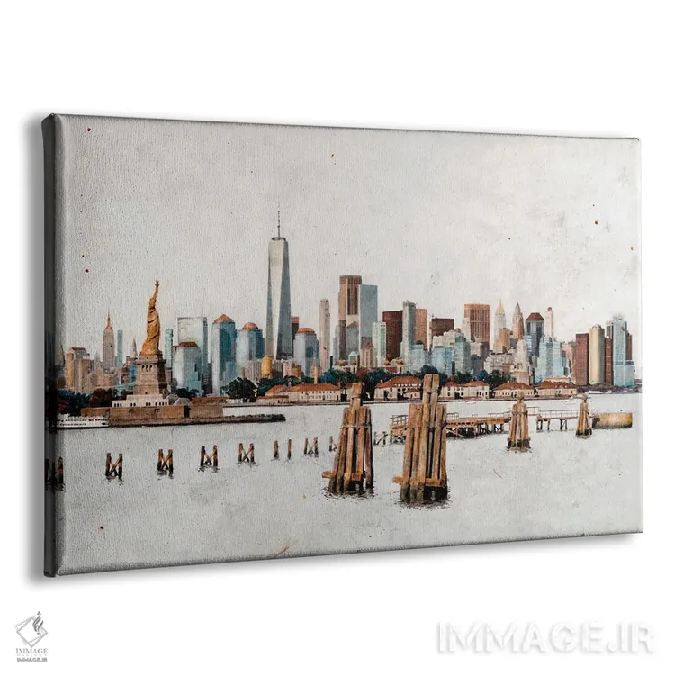 تابلو New York,منهتن بزرگ، نیویورک اثر کارلوس آریاگا - نمای پرسپکتیو محصول