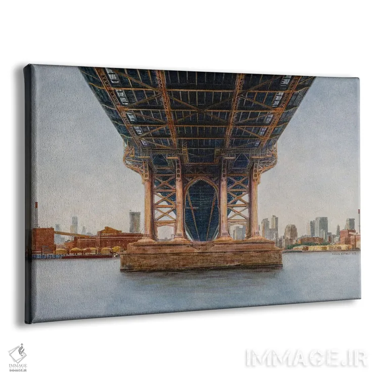 تابلو زیر پل منهتن اثر کارلوس آریاگا - نمای پرسپکتیو محصول